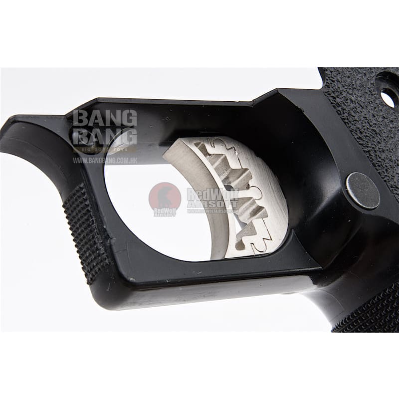 AW Custom Trigger Kit 1 for Tokyo Marui / WE / AW Hi Capa Series - Curved Trigger - Silver - Bang Bang Airsoft
