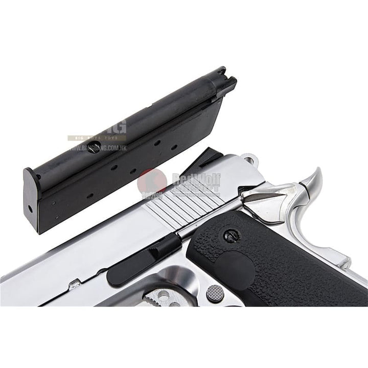 AW V10 Ultra Compact GBB Pistol (Silver/Silver) - Bang Bang Airsoft
