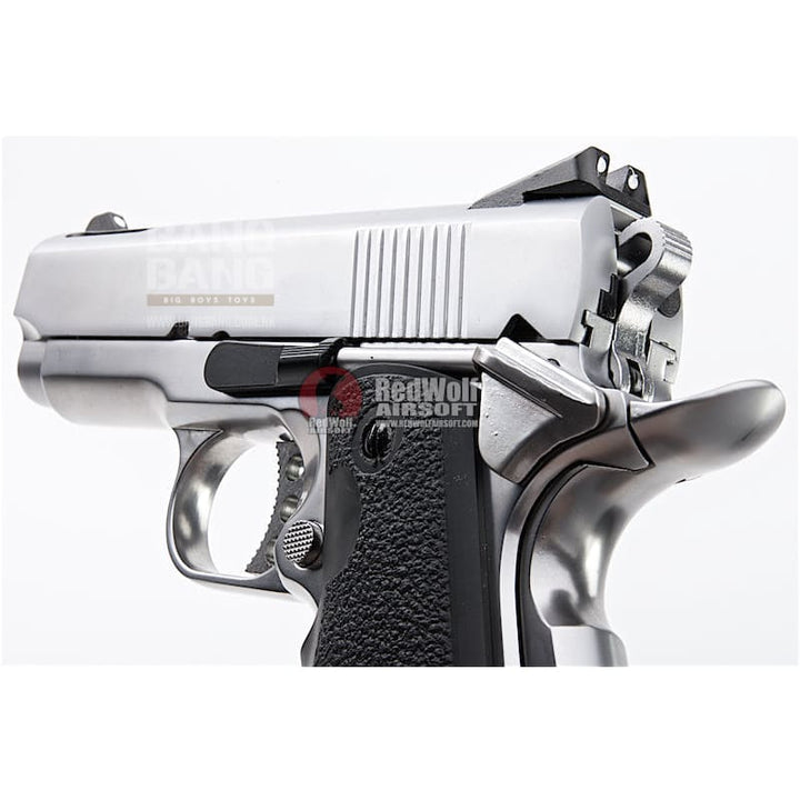 AW V10 Ultra Compact GBB Pistol (Silver/Silver) - Bang Bang Airsoft