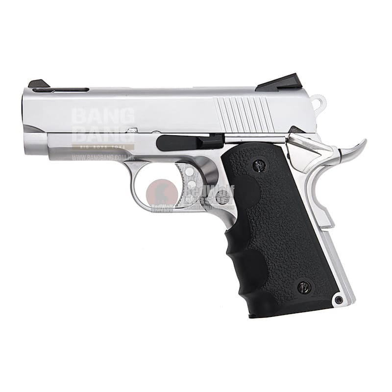 AW V10 Ultra Compact GBB Pistol (Silver/Silver) - Bang Bang Airsoft
