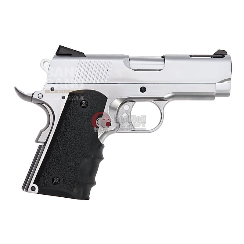 AW V10 Ultra Compact GBB Pistol (Silver/Silver) - Bang Bang Airsoft