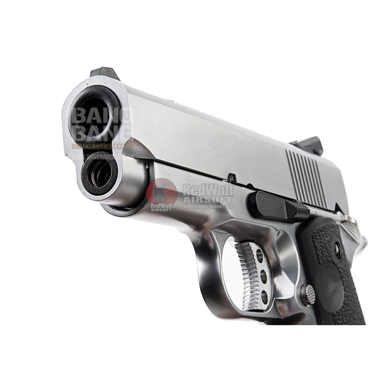 AW V10 Ultra Compact GBB Pistol (Silver/Silver) - Bang Bang Airsoft