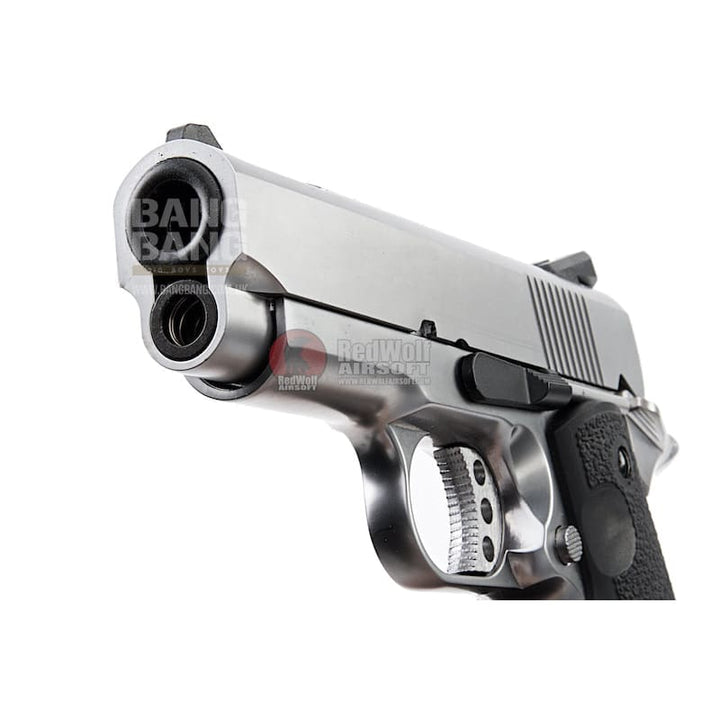 AW V10 Ultra Compact GBB Pistol (Silver/Silver) - Bang Bang Airsoft