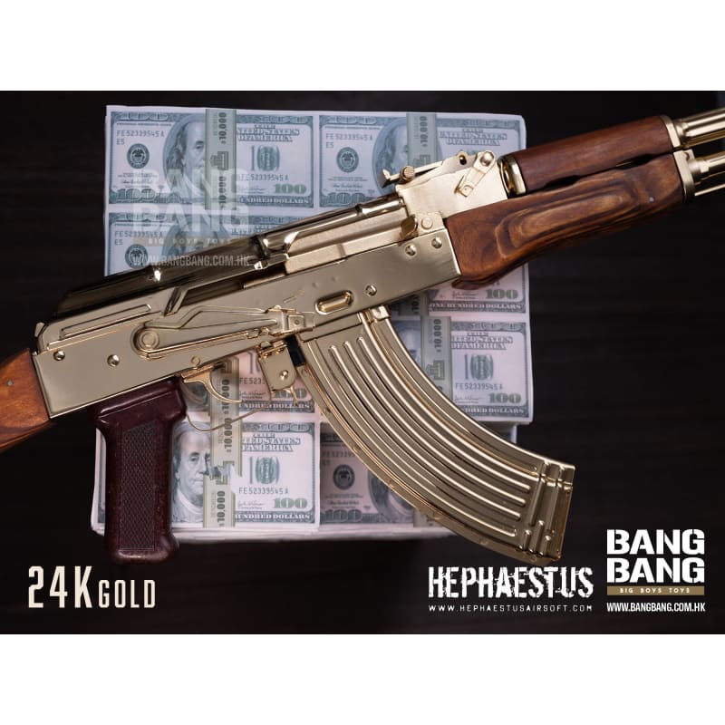 BANG BANG CUSTOM 24K GOLD CLASSIC AKM (BY HEPHAESTUS) - Bang Bang Airsoft