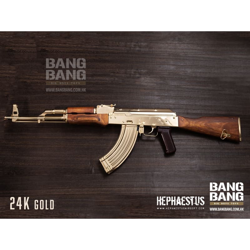BANG BANG CUSTOM 24K GOLD CLASSIC AKM (BY HEPHAESTUS) - Bang Bang Airsoft
