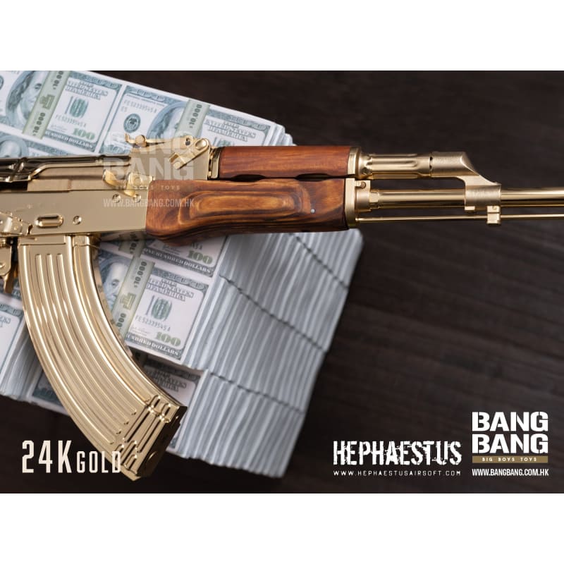 BANG BANG CUSTOM 24K GOLD CLASSIC AKM (BY HEPHAESTUS) - Bang Bang Airsoft