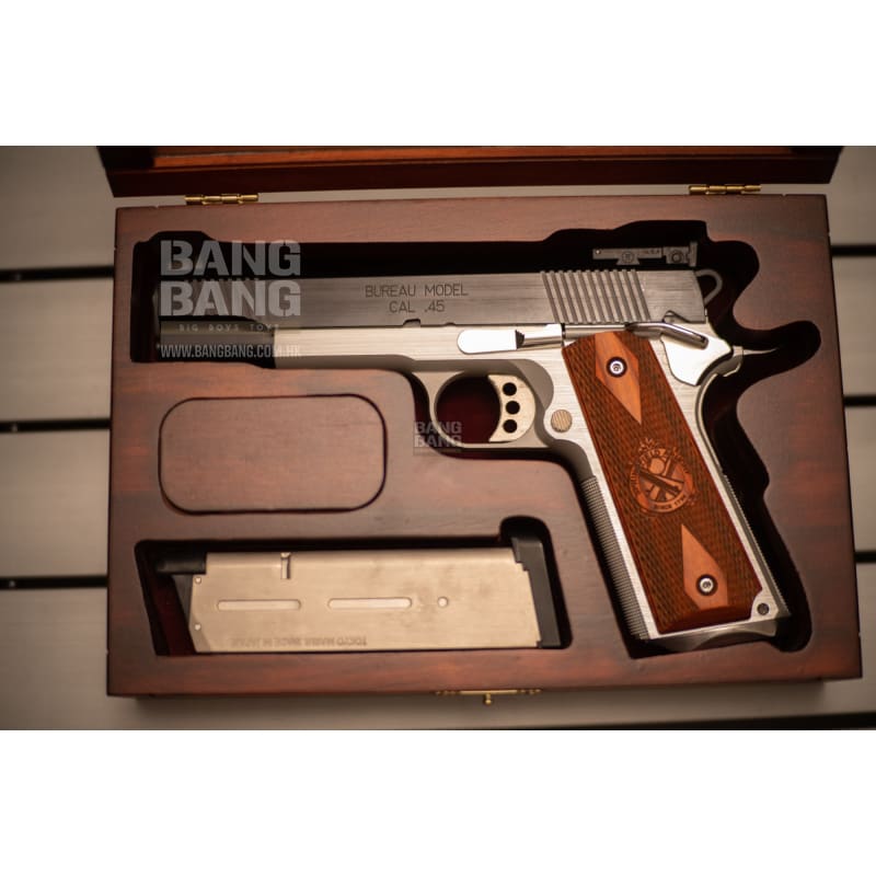 Bang Bang Custom build SP 1911 complete airsoft with mag and wooden box - Bang Bang Airsoft