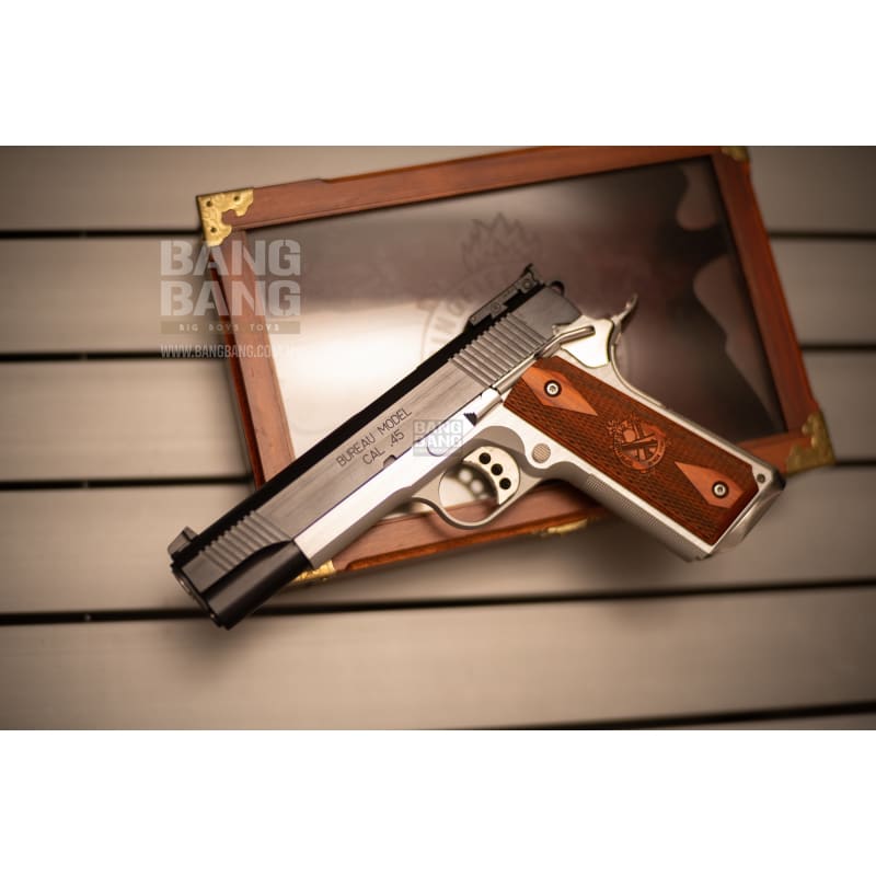 Bang Bang Custom build SP 1911 complete airsoft with mag and wooden box - Bang Bang Airsoft
