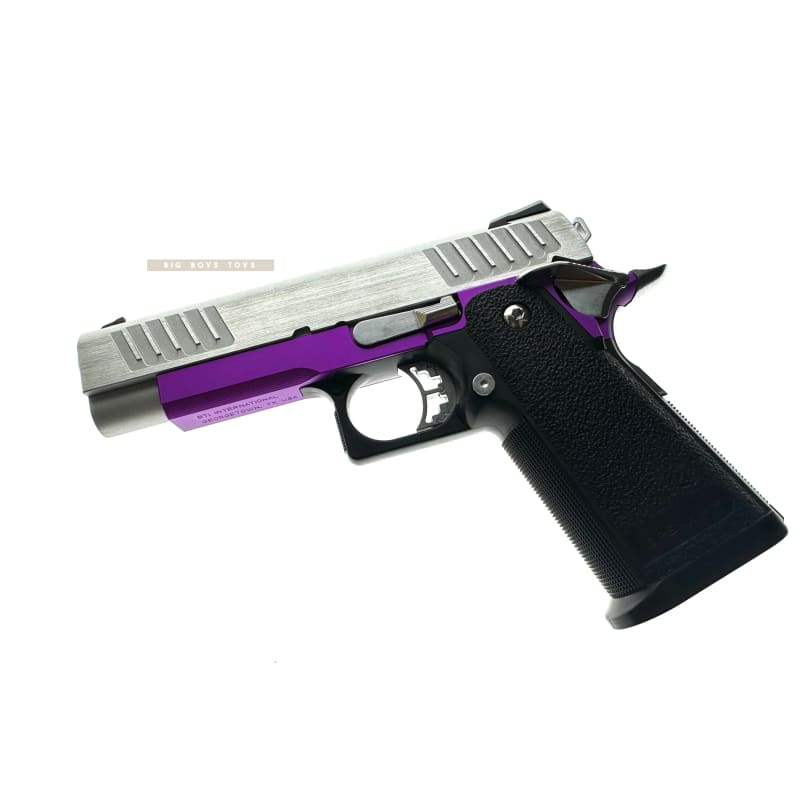 Bang Bang Custom Hi - Capa 4.3 with Aluminum Slide and Frame (Silver/Purple) - Bang Bang Airsoft
