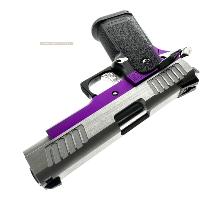 Bang Bang Custom Hi - Capa 4.3 with Aluminum Slide and Frame (Silver/Purple) - Bang Bang Airsoft