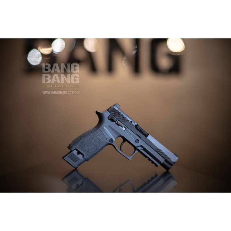 BANG BANG CUSTOM SIG AIR P320 M17 6MM GBB PISTOL (CERAKOTE BLACK SLIDE & Grey Frame)) - Bang Bang Airsoft