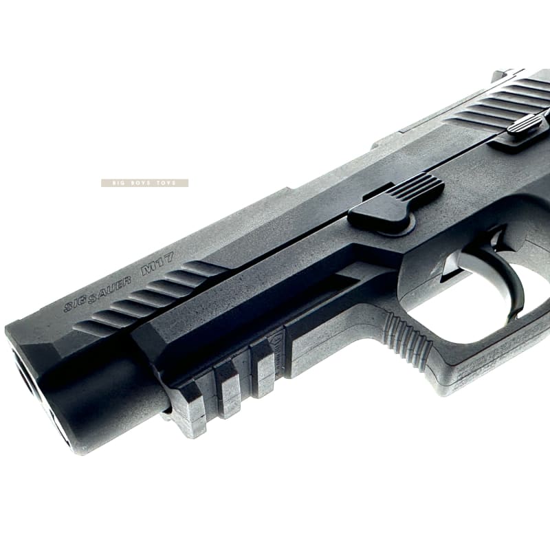 BANG BANG CUSTOM SIG AIR P320 M17 6MM GBB PISTOL (CERAKOTE Grey Battleworn) *** - Bang Bang Airsoft