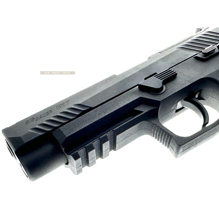 BANG BANG CUSTOM SIG AIR P320 M17 6MM GBB PISTOL (CERAKOTE Grey Battleworn) *** - Bang Bang Airsoft
