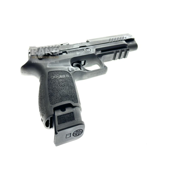 BANG BANG CUSTOM SIG AIR P320 M17 6MM GBB PISTOL (CERAKOTE Grey Battleworn) *** - Bang Bang Airsoft