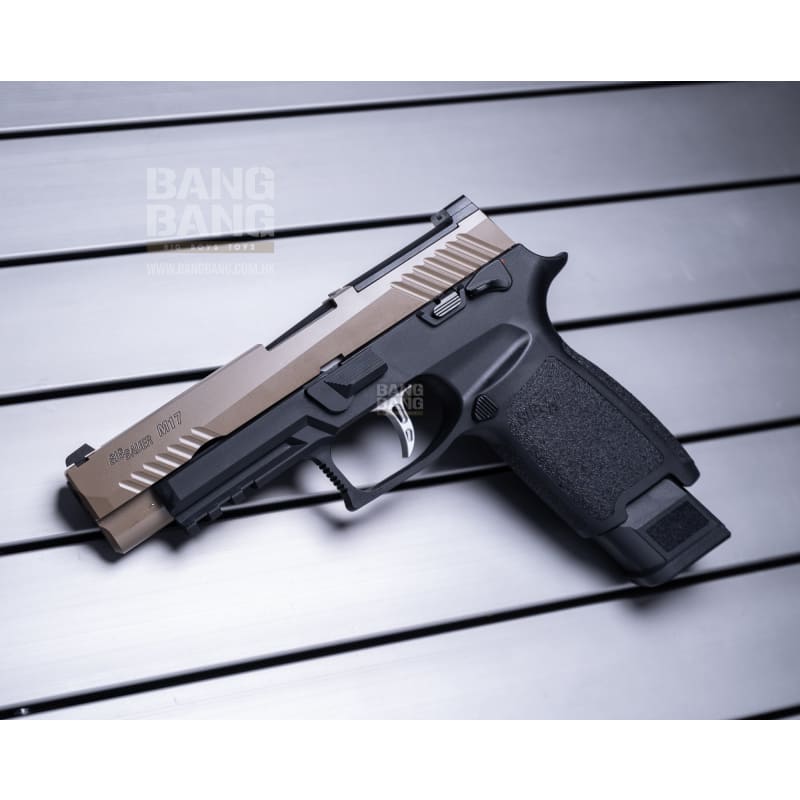 Bang Bang Custom SIG AIR P320 M17 Cerakote Aluminum Slide Complete Pistol - Two Tone - Bang Bang Airsoft