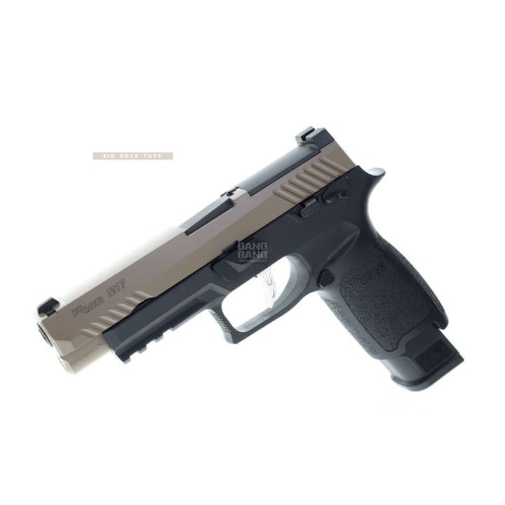 Bang Bang Custom SIG AIR P320 M17 Cerakote Aluminum Slide Complete Pistol - Two Tone - Bang Bang Airsoft