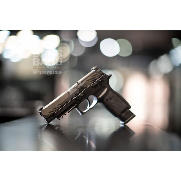 BANG BANG CUSTOM Sig Sauer P320 M17 6MM GBB PISTOL (CERAKOTE MULTICAM BLACK PATTERN SLIDE & BLACK FRAME) - Bang Bang Airsoft