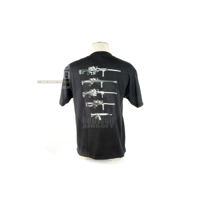 Barret T-Shirt FiveGuns (Black/Size M) - Bang Bang Airsoft