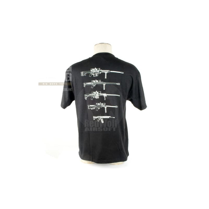 Barret T-Shirt FiveGuns (Black/Size M) - Bang Bang Airsoft