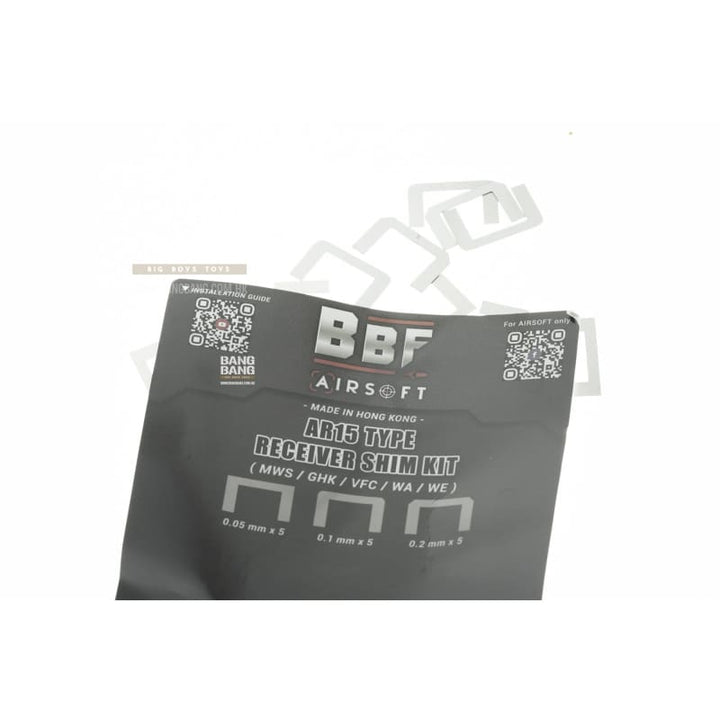 BBF Airsoft AR15 Type Receiver Shim Kit (MWS / GHK / VFC / WA / WE) - Bang Bang Airsoft