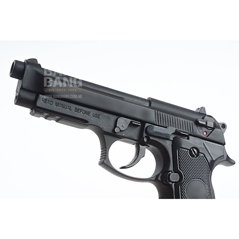 Blackcat Airsoft Min Model Gun M92F (Shell Ejection) - Black - Bang Bang Airsoft