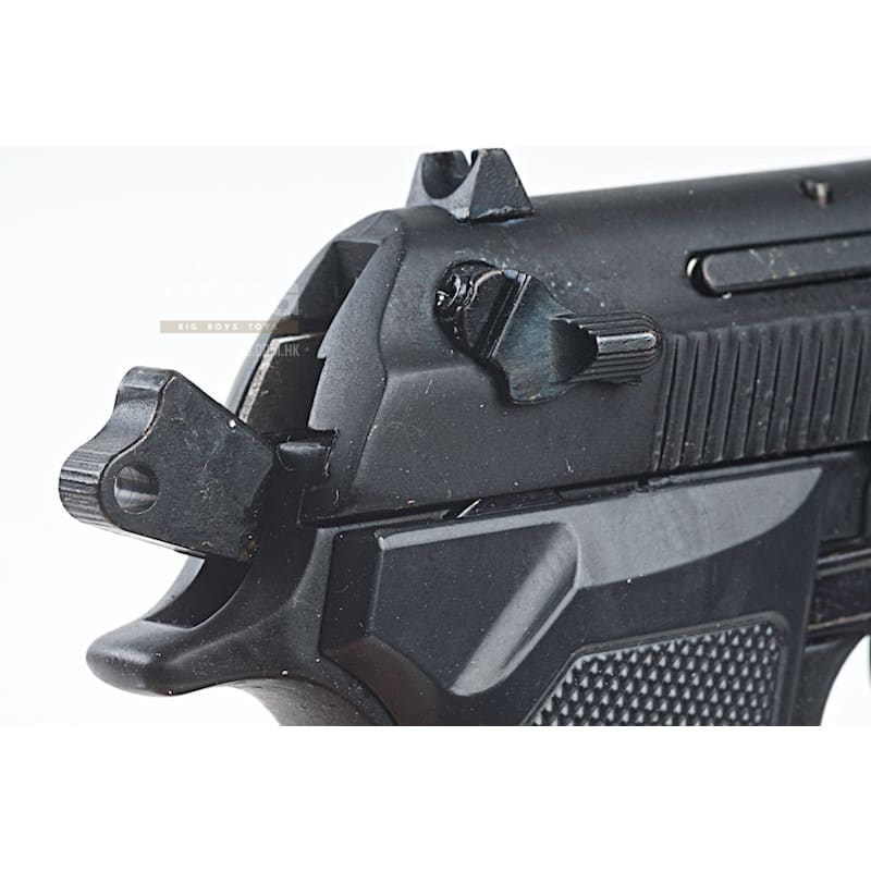 Blackcat Airsoft Min Model Gun M92F (Shell Ejection) - Black - Bang Bang Airsoft