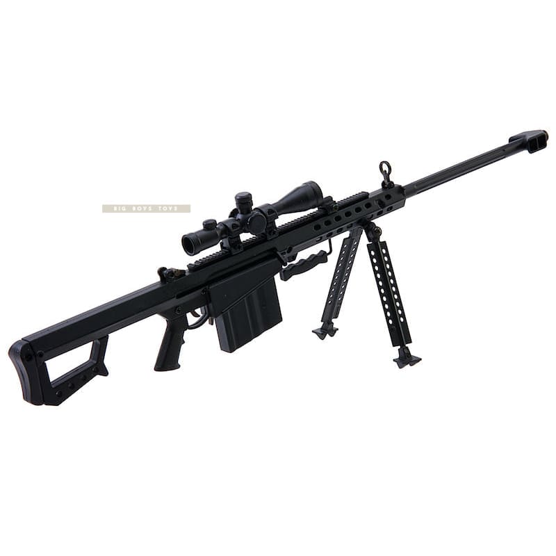 Blackcat Airsoft Mini Model Gun M82A1 (Scale 1:4) - Black - Bang Bang Airsoft