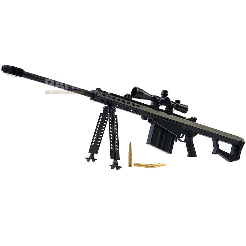 Blackcat Airsoft Mini Model Gun M82A1 (Scale 1:4) - Black - Bang Bang Airsoft