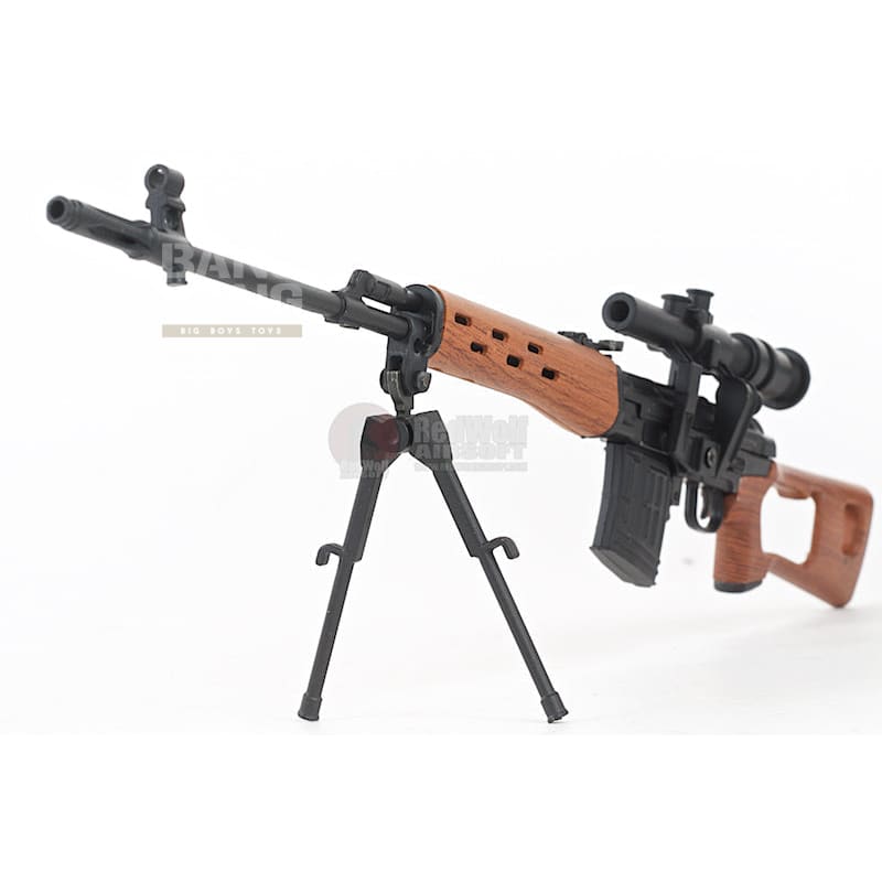 Blackcat Airsoft Mini Model Gun SVD - Wooden - Bang Bang Airsoft