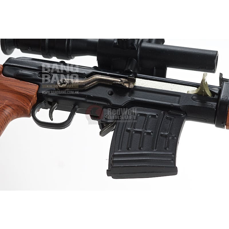 Blackcat Airsoft Mini Model Gun SVD - Wooden - Bang Bang Airsoft