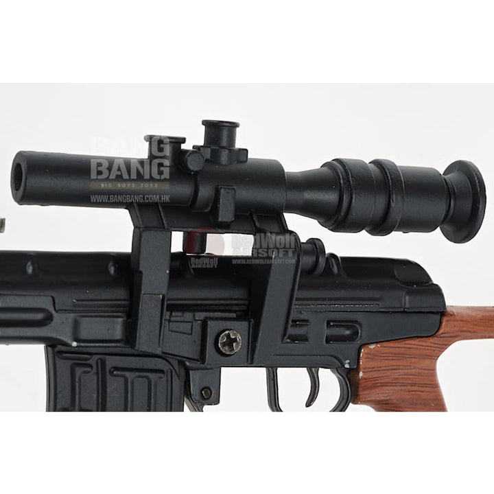 Blackcat Airsoft Mini Model Gun SVD - Wooden - Bang Bang Airsoft