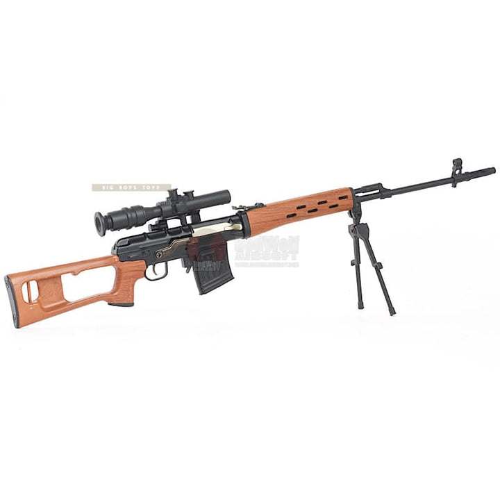 Blackcat Airsoft Mini Model Gun SVD - Wooden - Bang Bang Airsoft