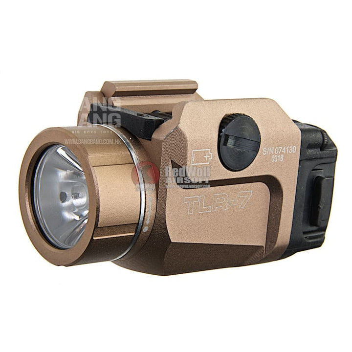 Blackcat Airsoft TLR - 7 Tactical Flashlight - Tan - Bang Bang Airsoft