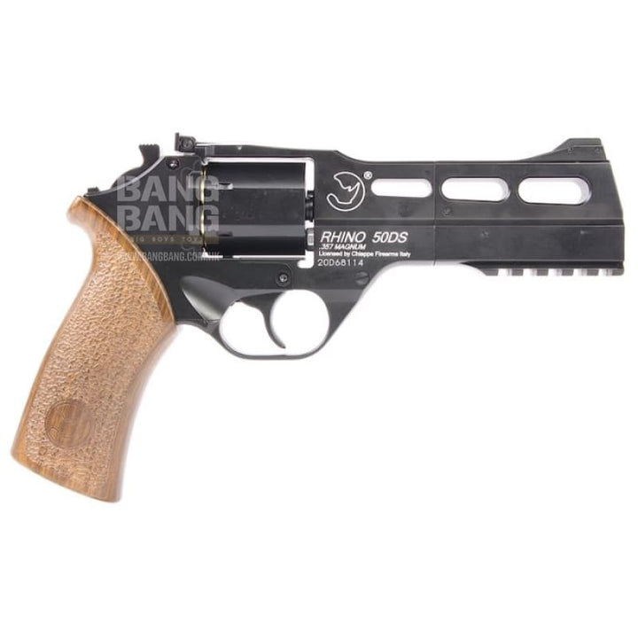 BO Chiappa Rhino 50DS .357 Magnum CO2 Revolver - Black - Bang Bang Airsoft