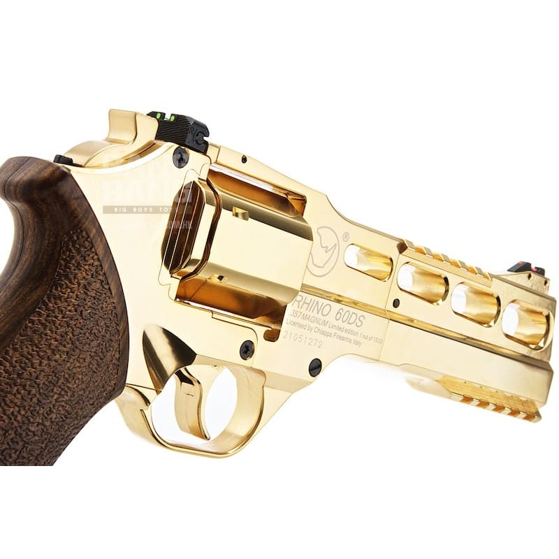 BO Manufacture Chiappa Rhino 60DS .357 Magnum Style Airsoft CO2 Revolver - Gold 18K (Limited Edition) - Bang Bang Airsoft