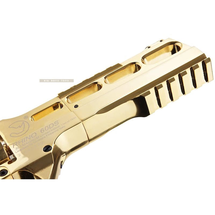 BO Manufacture Chiappa Rhino 60DS .357 Magnum Style Airsoft CO2 Revolver - Gold 18K (Limited Edition) - Bang Bang Airsoft