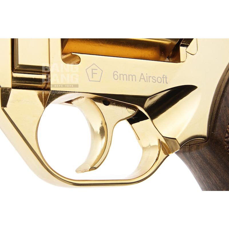 BO Manufacture Chiappa Rhino 60DS .357 Magnum Style Airsoft CO2 Revolver - Gold 18K (Limited Edition) - Bang Bang Airsoft