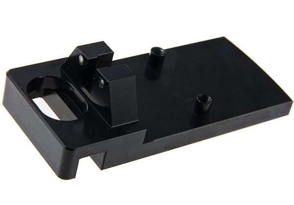 Bow Master CNC 6061 - T6 Aluminum RMR Mount With Night Sight for VFC MP5/G3 GBB & TM MP5A5 Next Gen. AEG - Bang Bang Airsoft
