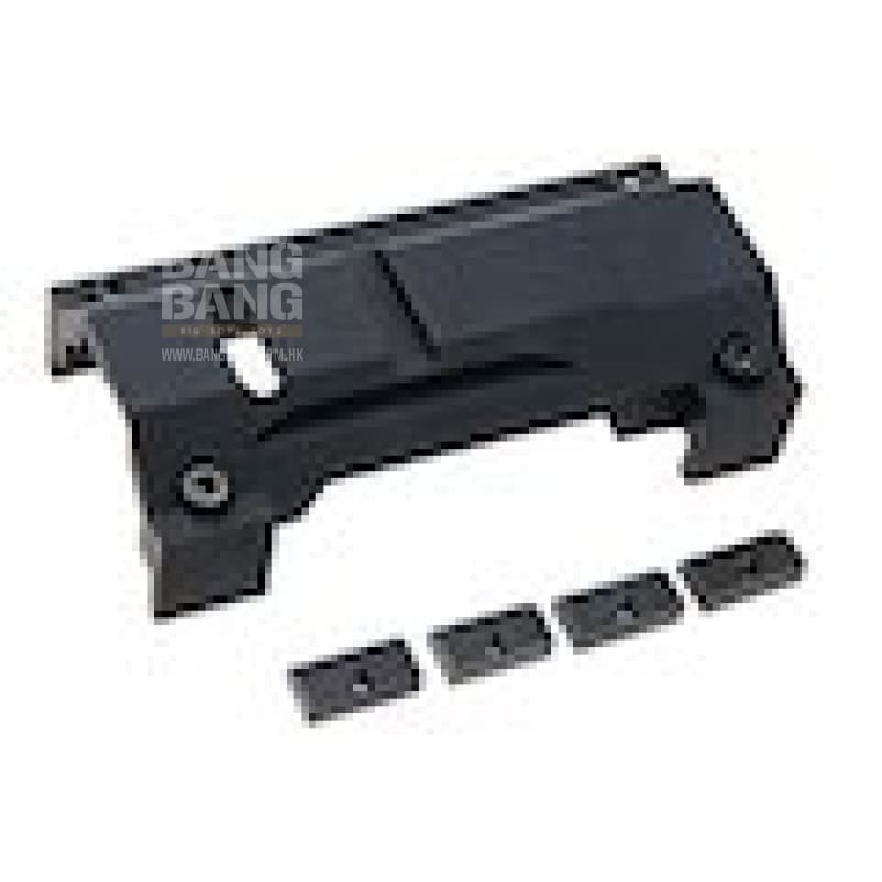 Bow Master VFC MP5 GBB Low Profile Mount (CNC Aluminum, Black) - Compatible with WE MP5 GBB - Bang Bang Airsoft