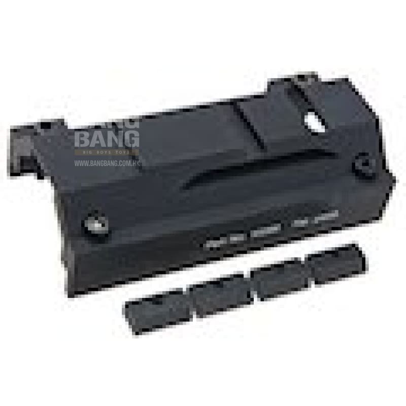 Bow Master VFC MP5 GBB Low Profile Mount (CNC Aluminum, Black) - Compatible with WE MP5 GBB - Bang Bang Airsoft