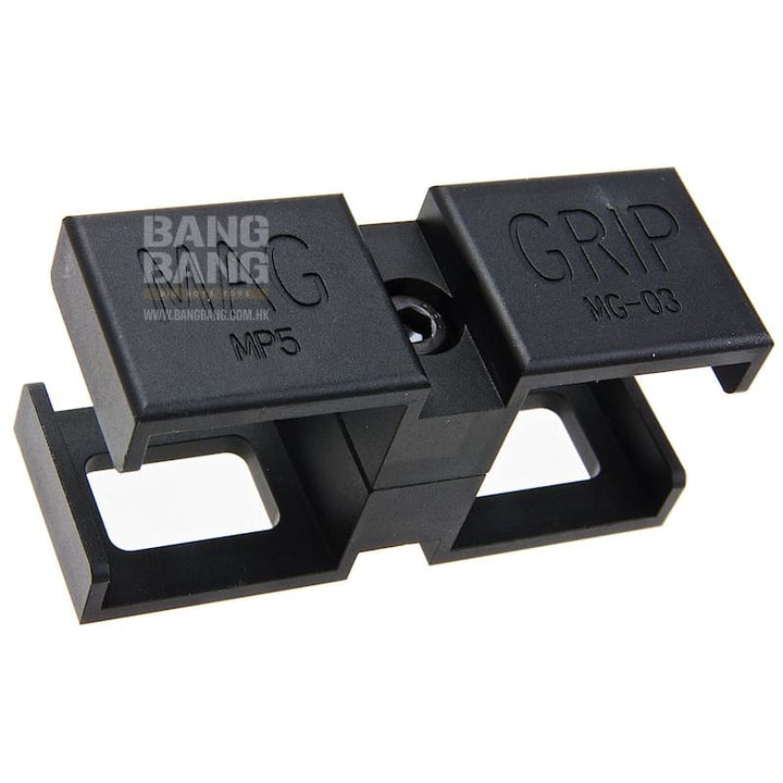 Bow Master VFC MP5 GBB / Tokyo Marui MP5 NGRS Dual Magazine Clamp - Black - Bang Bang Airsoft