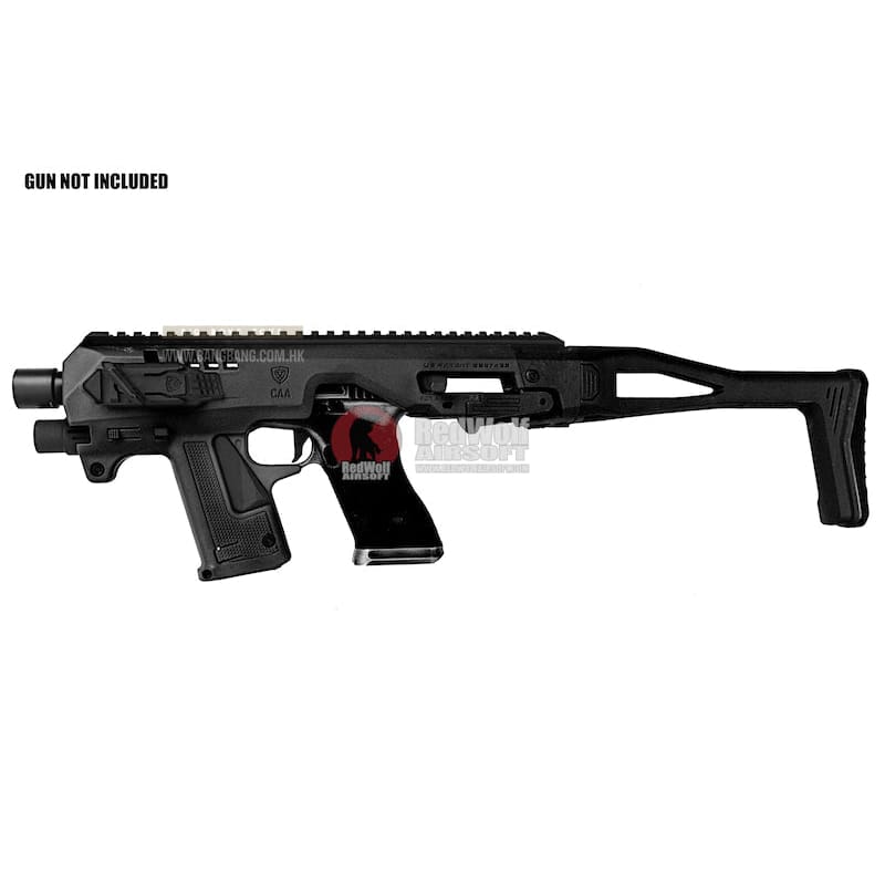 CAA Airsoft Division MICRO RONI G5 Pistol - Carbine Conversion for Glock Series - BK - Bang Bang Airsoft