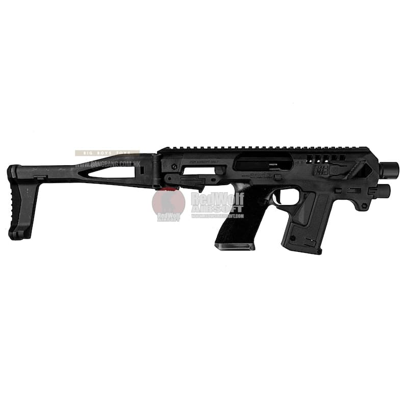 CAA Airsoft Division MICRO RONI G5 Pistol - Carbine Conversion for Glock Series - BK - Bang Bang Airsoft