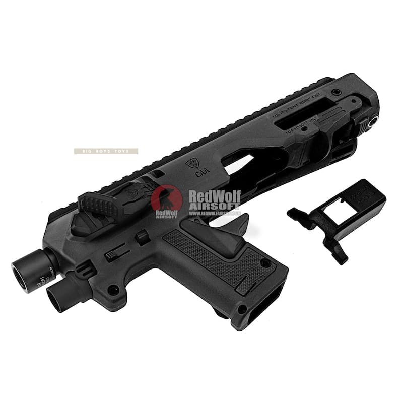 CAA Airsoft Division MICRO RONI G5 Pistol - Carbine Conversion for Glock Series - BK - Bang Bang Airsoft