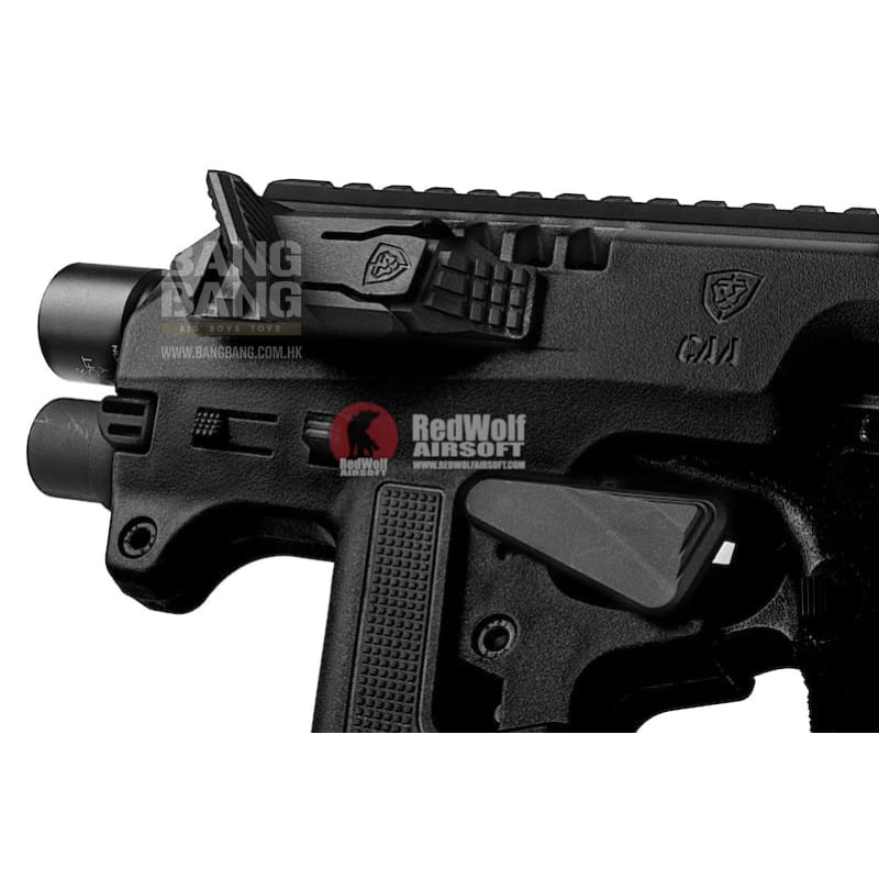 CAA Airsoft Division MICRO RONI G5 Pistol - Carbine Conversion for Glock Series - BK - Bang Bang Airsoft