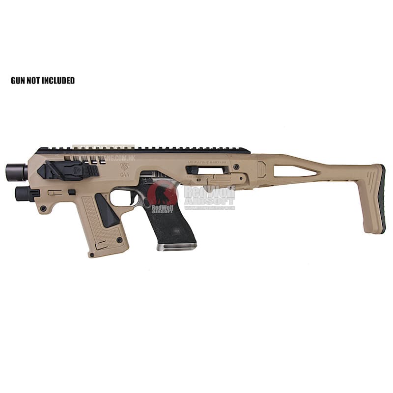 CAA Airsoft Division MICRO RONI G5 Pistol - Carbine Conversion for Glock Series - DE - Bang Bang Airsoft