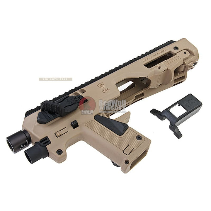 CAA Airsoft Division MICRO RONI G5 Pistol - Carbine Conversion for Glock Series - DE - Bang Bang Airsoft