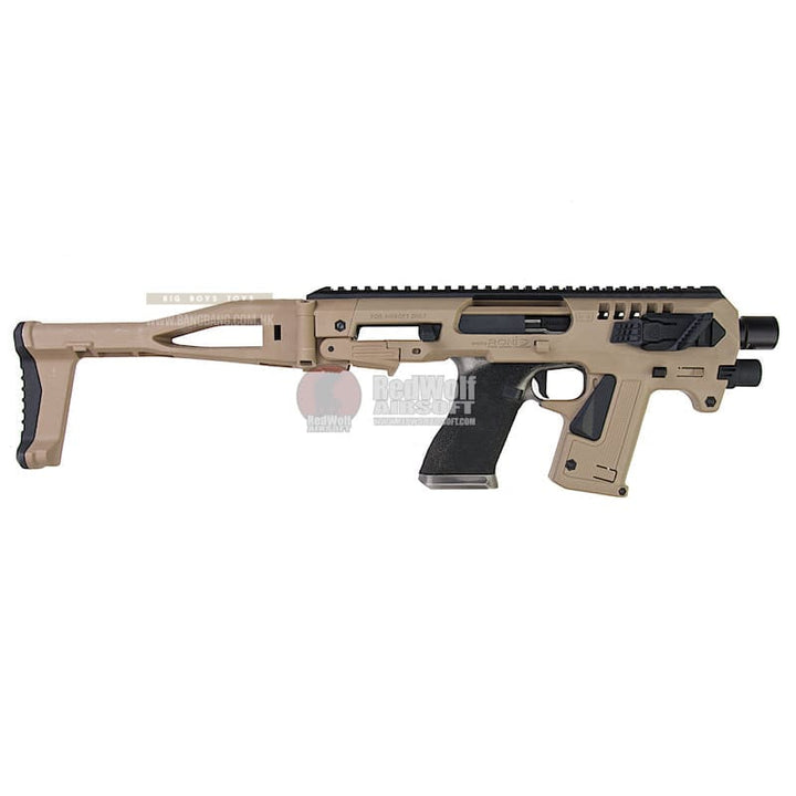 CAA Airsoft Division MICRO RONI G5 Pistol - Carbine Conversion for Glock Series - DE - Bang Bang Airsoft