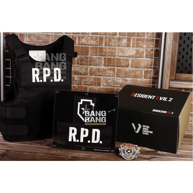 CAPCOM Biohazard / Resident Evil 2 R.P.D. Leon S Kennedy Soft Armor Vest with Patches - Limited Edition Official Licensed Products (Unique Serial No.) - Bang Bang Airsoft