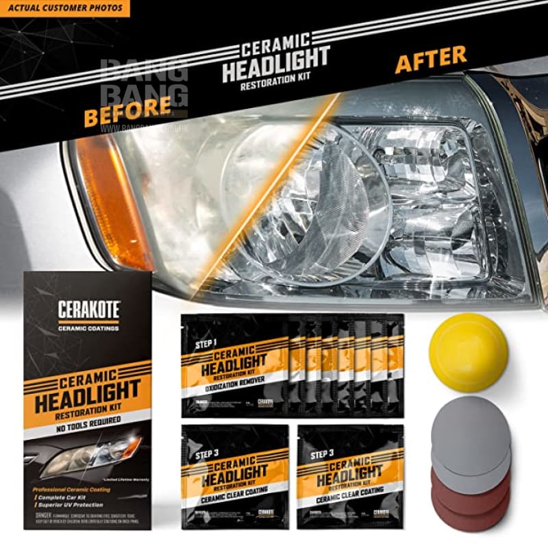 Cerakote Ceramic Headlight Restoration Kit - Bang Bang Airsoft